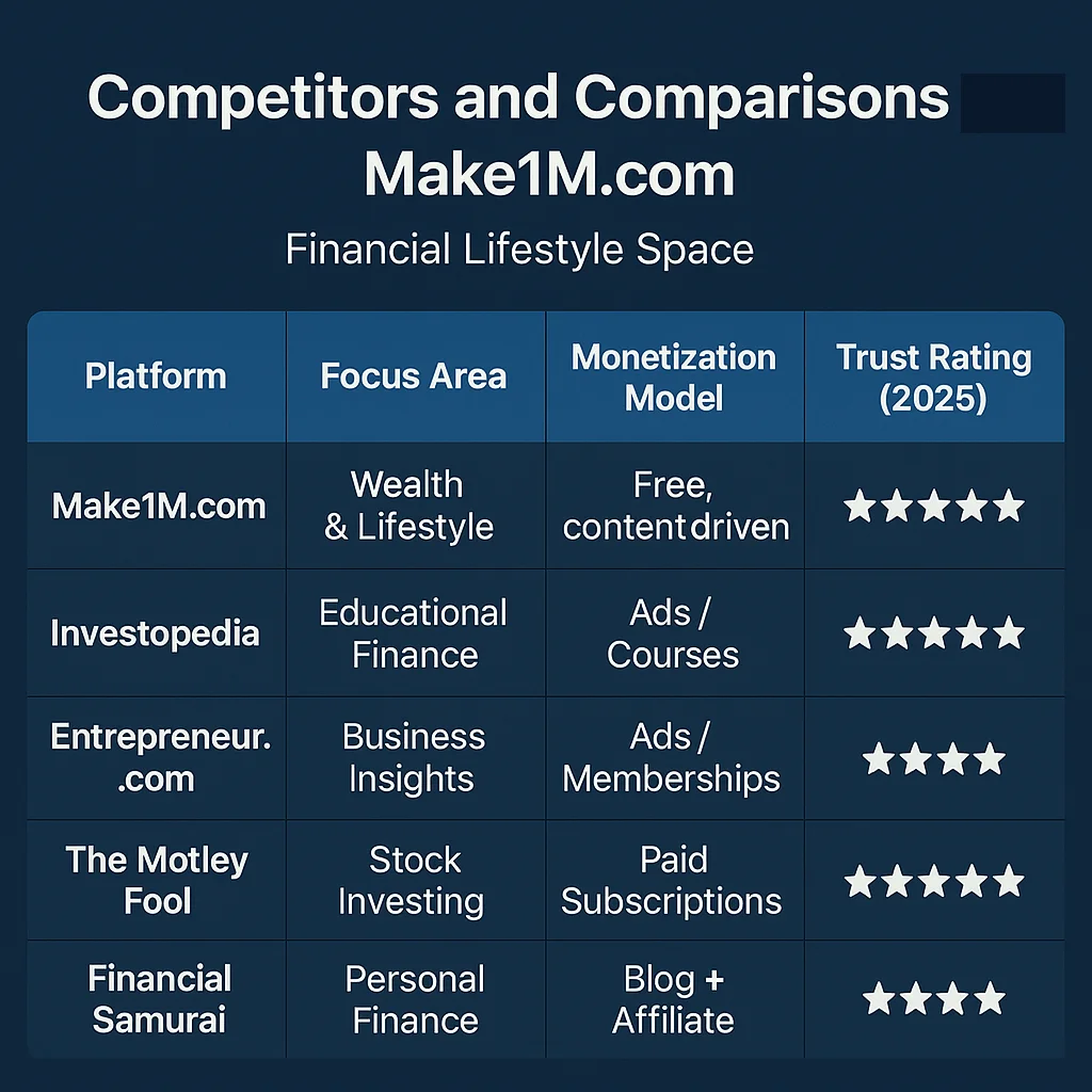 Competitors and Comparisons 1