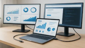 Connect Two Monitors to A Laptop